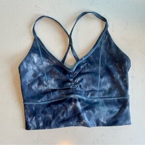 Gymshark Navy Tie-Dye Sports Bra
